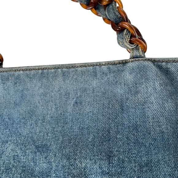 Chanel Vintage Denim Tote Bag - Picture 14 of 16